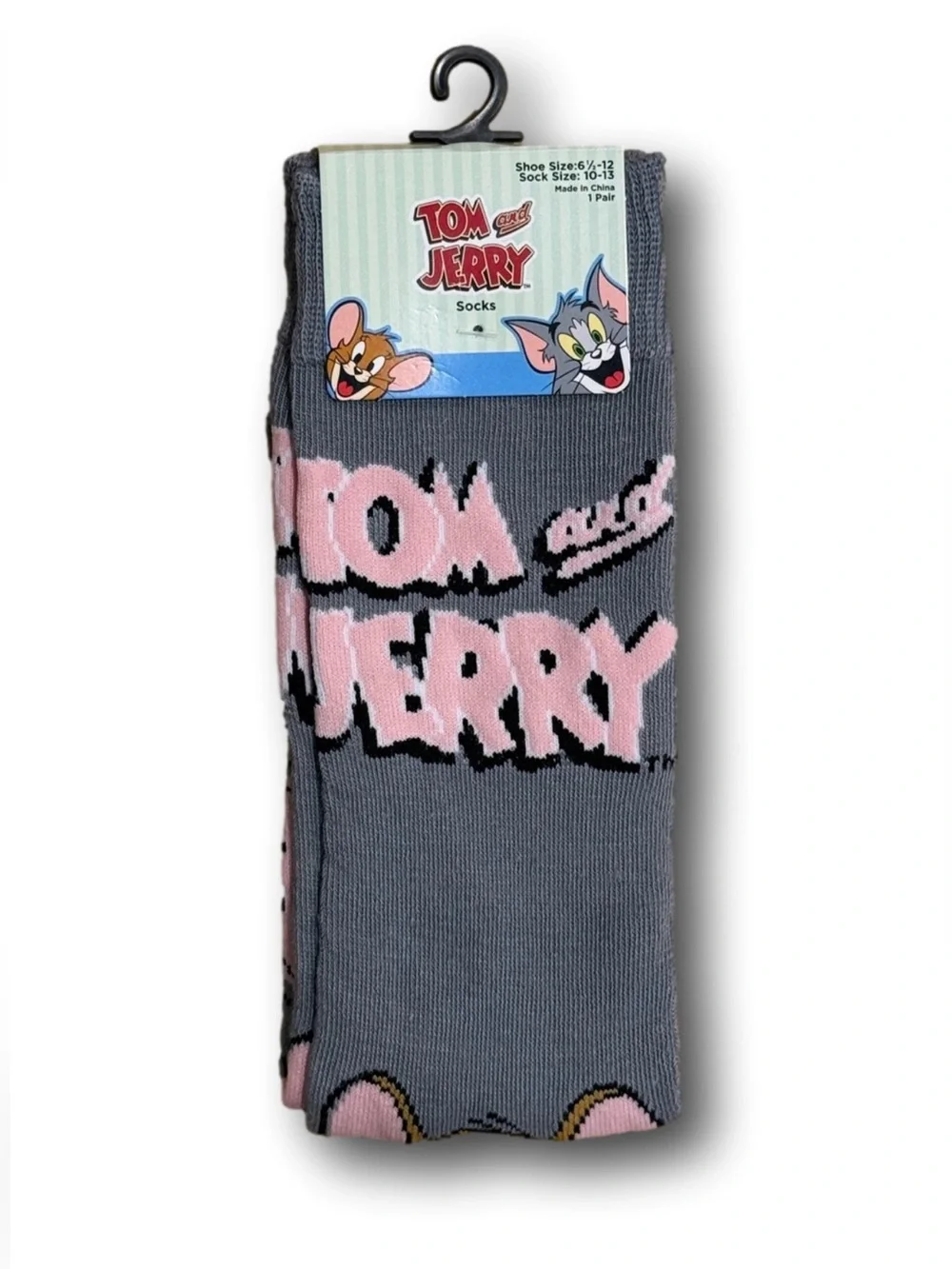 Tom and Jerry Crew Socks